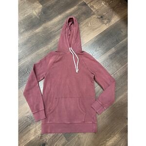 Goodfellow & Co Mens Pullover Hoodie Burgundy Size S Long Sleeve Cotton Blend